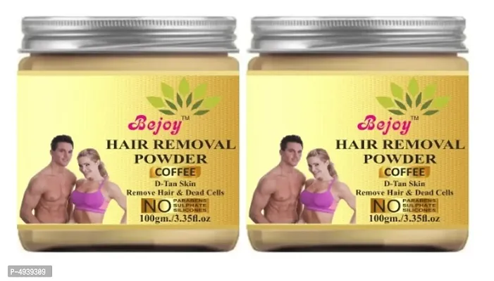 100% pure  Natural Hair Removal-Powder-200g Pack of 2-thumb0