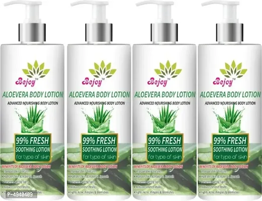 Bejoy Aloe Vera Multi-Vitamin Body Lotion - Light Quick Absorbing - For Normal to Oily Skin - No Parabens, Silicones, Color, Mineral Oil & Synthetic Fragrance - 800mL (800 ml)