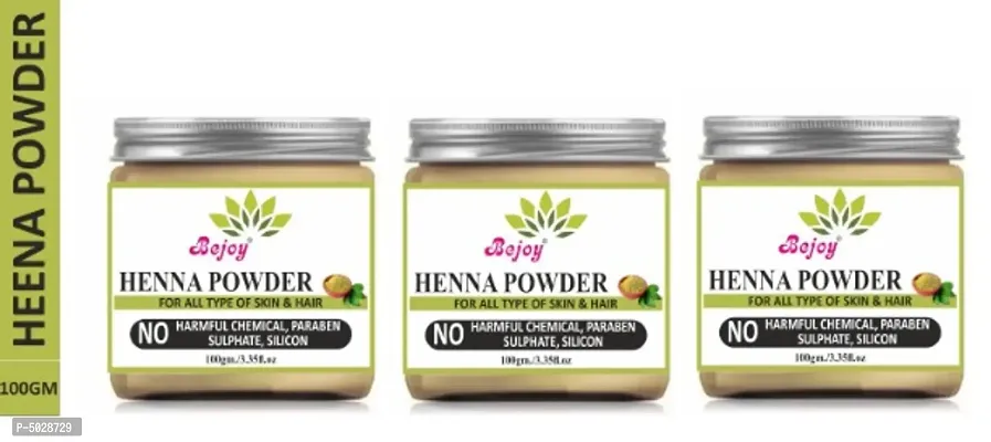Pure & Natural  Henna powder-300g Pack of 3