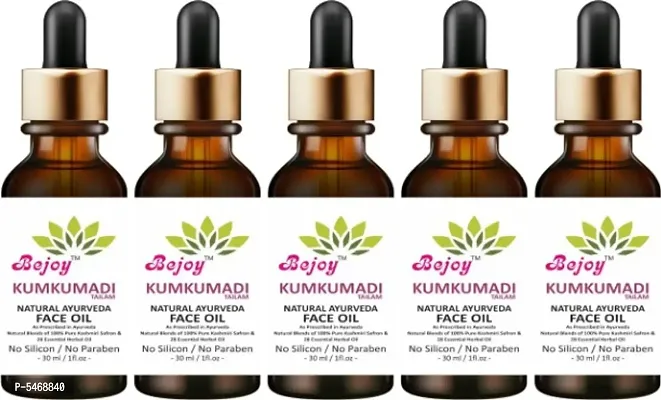 Bejoy 100% Pure kumkumadi face oil 30ml pack of 5