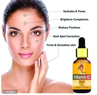 Auvella Vitamin C 20% Night and Day Revitalizing Brightening Facial Serum 30 ML