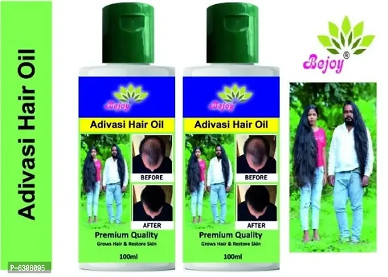 Adivasi Hair Oil All Types Of Hair Problem Herbal Growth Hair Oil 100 Ml Pack Of 2 Hair Care Hair Oil