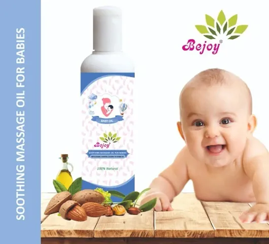 Bejoy Soothing Baby Massage Oil, with Sesame, Almond and Jojoba Oil