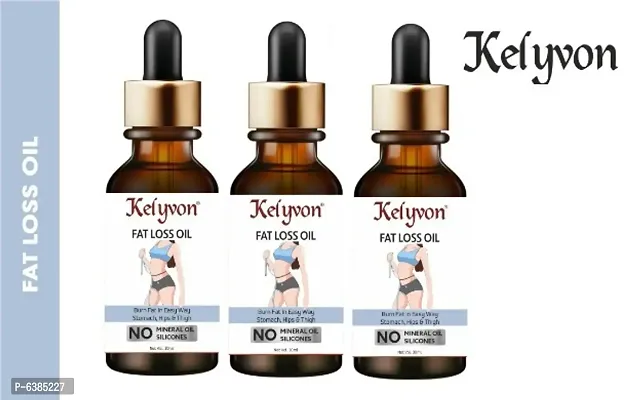 Kelyvon Fat loss fat go slimming weight loss body fitness oil Shaping Solution Shape Up Slimming Oil Fat Burning , fat loss, body fitness anti ageing oil Slimming oil, Fat Burner 30ml (Pack of  3)