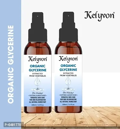 Kelyvon 100% Pure and Natural Glycerine for Beauty and Skin Care-200ML(Pack of 2)-thumb0