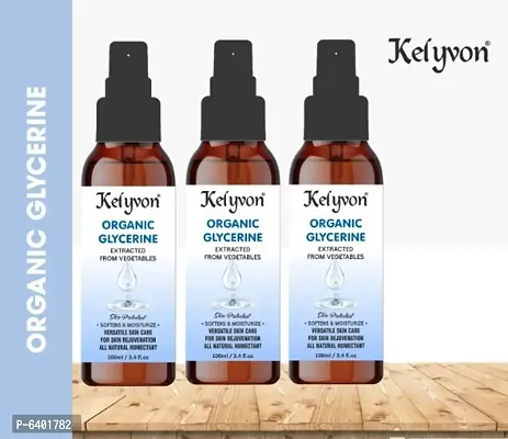 Kelyvon 100% Pure and Natural Glycerine for Beauty and Skin Care-200ML (Pack of 3)