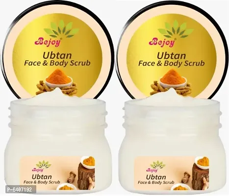 Bejoy Ubtan Face Scrub for Tan Removal, Exfoliate Dead Skin and Deep Cleansing Scrub (200 g)