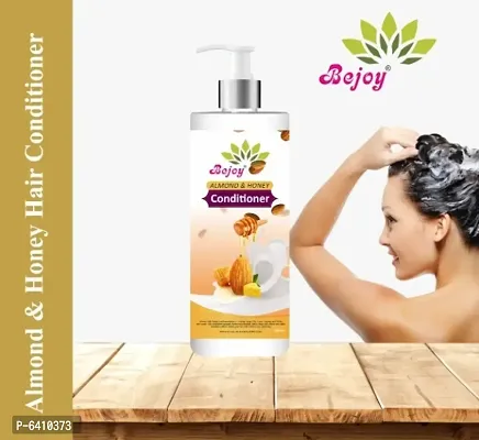 Bejoy Almond Hair Conditioner For Weak Hair - No Mineral Oil, Parabens, Silicones, Synthetic Color and PEG - 200 ml (200 ml)andnbsp;