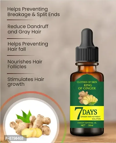 Regrow 7 Day Ginger Hair Germinal Hair Serum Loss Treatment Oil 30ML