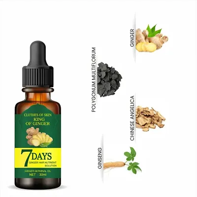 Source new arrival Hair care solution serum Nourishing 7days fast hair  growth ginger germinal oil for hair loss treatment on malibabacom