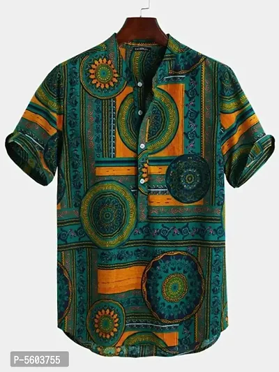 Stylish Rayon Printed Casual Shirt-thumb0