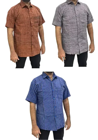 Must Have Cotton Short Sleeves Casual Shirt 