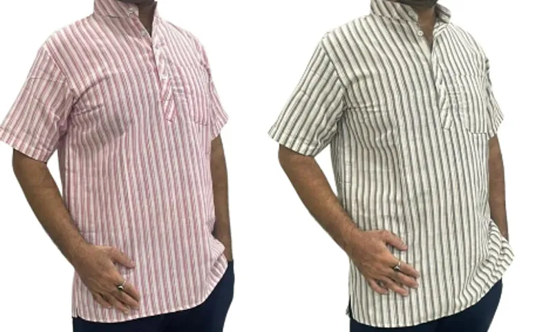 Trendy Cotton Short Sleeves Casual Shirt 