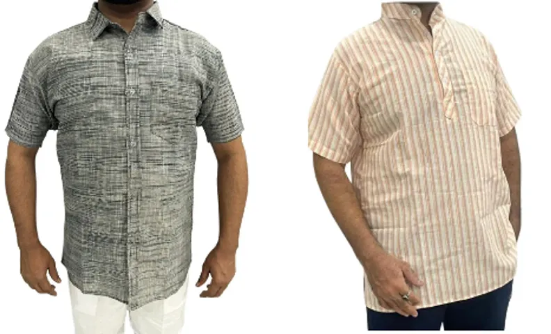 Stylish Short Sleeves Casual Shirts For Men Pack Of 2