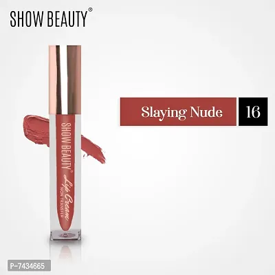 Show Beautyreg; Sensational Liquid Matte Lipstick| 12-Hour Wear, Non-Transfer nbsp; Waterproof, 16 - Lip Cream -4 ml-thumb3