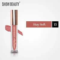 Show Beautyreg; Sensational Liquid Matte Lipstick| 12-Hour Wear, Non-Transfer  Waterproof, 15 Stay Soft - Lip Cream - 4 ml-thumb2