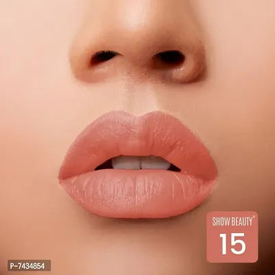 Show Beautyreg; Sensational Liquid Matte Lipstick| 12-Hour Wear, Non-Transfer  Waterproof, 15 Stay Soft - Lip Cream - 4 ml-thumb4