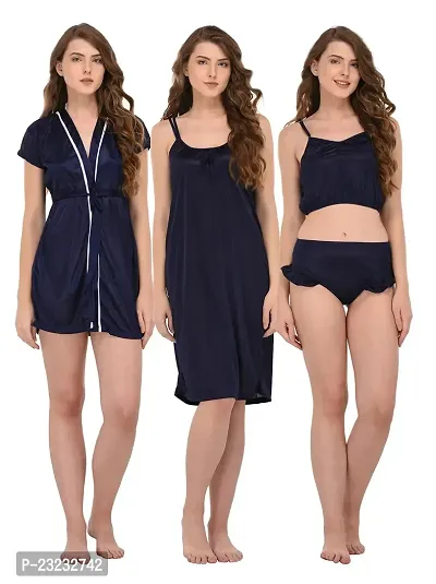 You Forever Solid Navy Nightdress