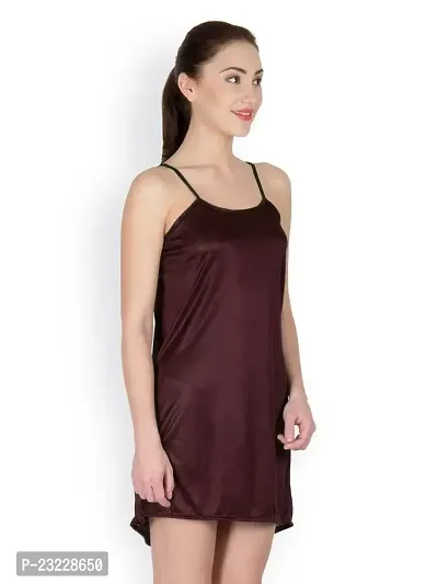 You Forever Solid Brown Nightwear-thumb2