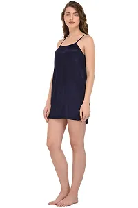 You Forever Women's Navy Nighty with Robe-thumb3