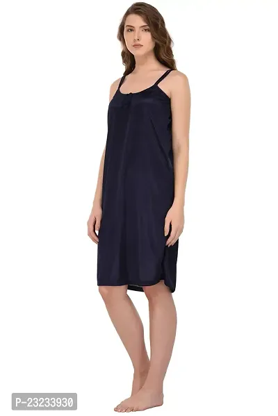 You Forever Women's Satin Midi Nightdress-thumb2