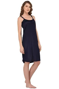 You Forever Women's Satin Midi Nightdress-thumb2