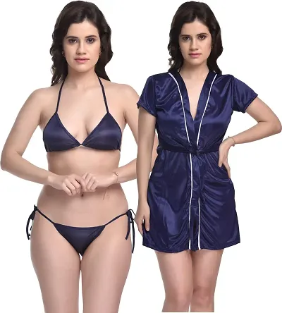 Hot Selling satin nightwear sets Women's Nightwear 