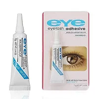 Combo of Eyelash Curler, Eyelash Glue and False Eyelashes - Pack of 2) (Set of 3)-thumb1