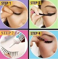 AVEU false eyelashes 5 pcs and 1 pcs eyelash glue (Eye combo)-thumb3