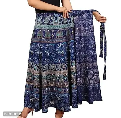 Stylish Cotton Printed Skirt for Women-thumb0