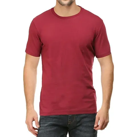 Stylish Solid T-Shirt For Men