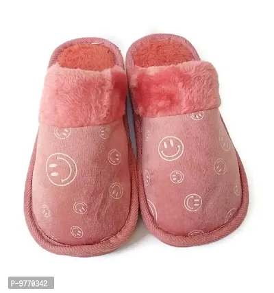 BLUCHI Women Soft Fur Slip ON Slippers (Pink, Numeric_5)-thumb4