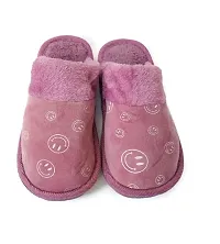 BLUCHI Boys Fur Slippers , Room Slippers , Daily use Slippers (PURPLE, numeric_7)-thumb2