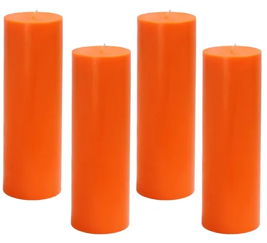 Pack of 4- Pillar Candles