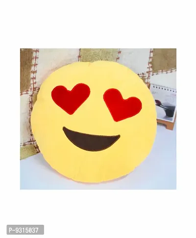 Beautiful Stuffed Kissing Smiley Emoji Pillow For Babies-thumb0