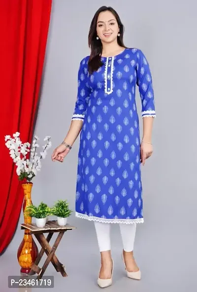 Fancy Rayon Kurtis for Women-thumb0