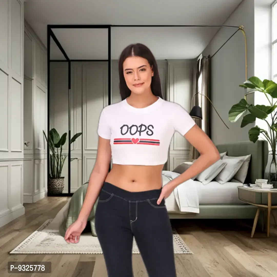 CreadCraft,Women Crop top-thumb0